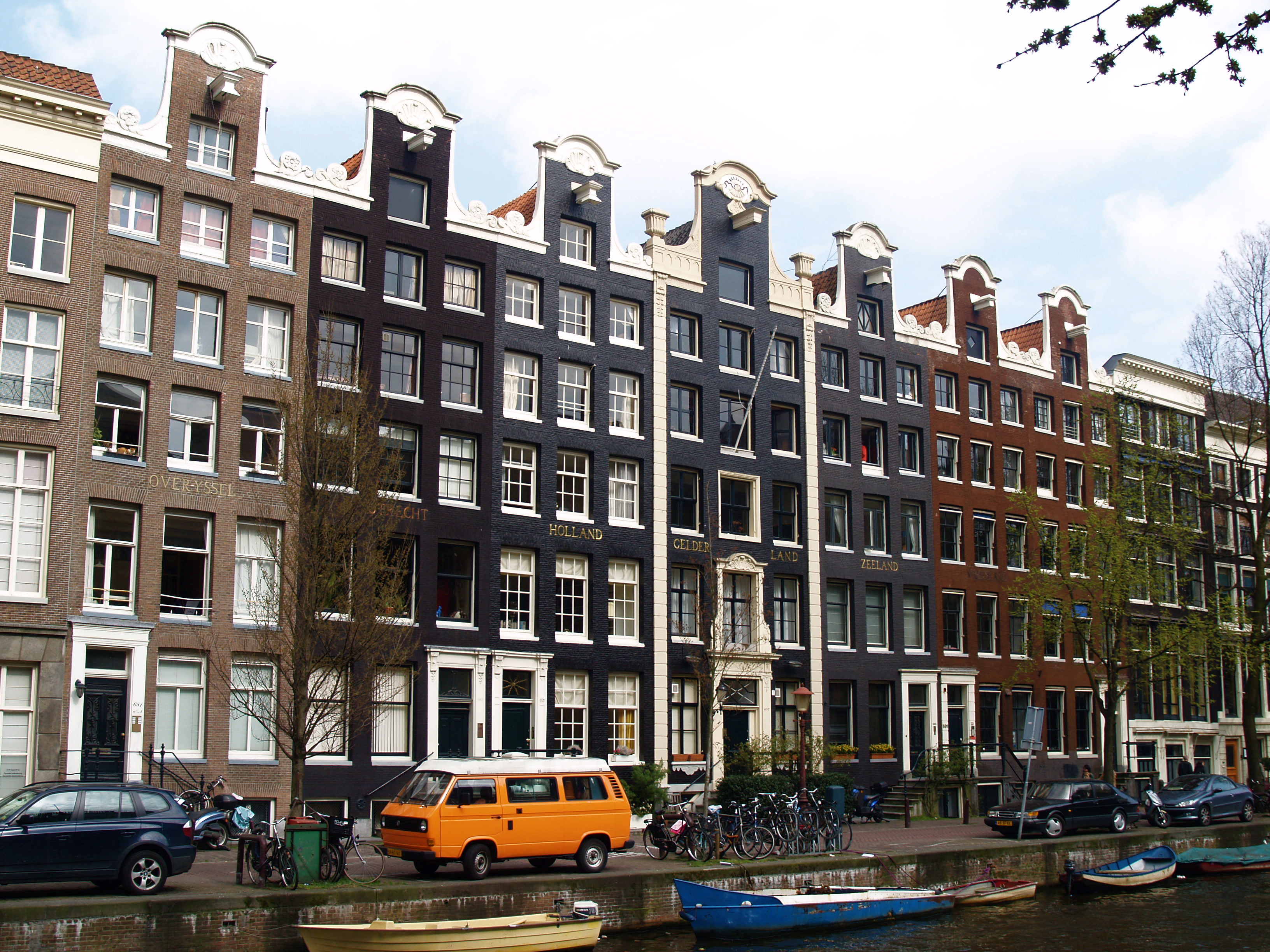 Grachtenpanden in Amsterdam